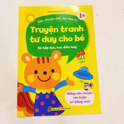 Sách - Truyện Tranh Tư Duy Cho Bé - Bé tập đọc, học điều hay- Bộ 8 cuốn