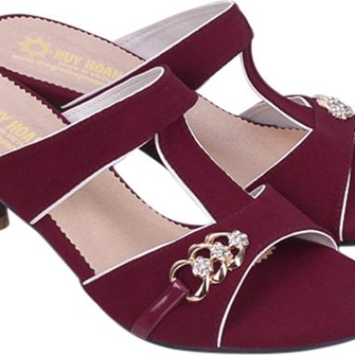 Dép Nữ Cao Gót Huy Hoàng HT7046 - Đỏ