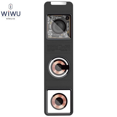 WIWU Triple Wireless Charger 3 in 1 – Đế sạc nhanh gập gọn cho 3 thiết bị cùng lúc , trong suốt lộ cơ cực chất - Hàng chính hãng