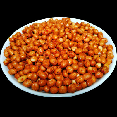 ĐẬU PHỘNG SẤY GIÒN TỎI ỚT HIỆU SK FOOD- HŨ 500G