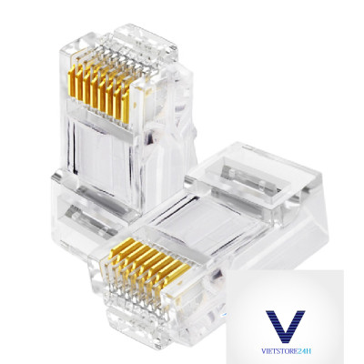 Đầu Mạng VP-Link CAT5E Xuyên Thấu RJ45 (100pcs) - Hàng chính hãng