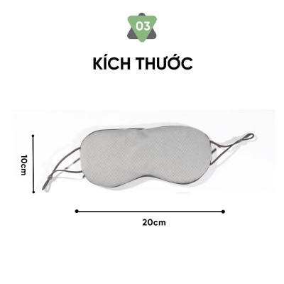 Bịt Che Mắt Ngủ Văn Phòng, Trên Xe Ô tô, Máy Bay, Thoáng Khí, Mềm Mại Cho Giấc Ngủ Ngon, Mặt Nạ Ngủ. Du Lịch Dã Ngoại Phượt Thiền - Giao Màu Ngẫu Nhiên