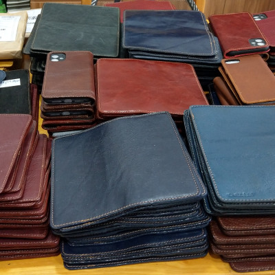 Bao Da cho Samsung Galaxy Note FE (Fan Edition) Handmade Da Bò Thật