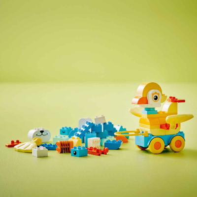 Đồ Chơi Lắp Ráp 3 Trong 1 Động Vật Đi Trên Bánh Xe LEGO DUPLO 10448 (58 chi tiết)
