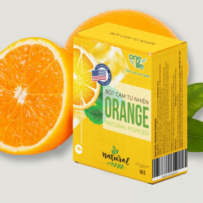 Bột Cam Tự Nhiên Mỹ OneLife (Hộp 50gr)