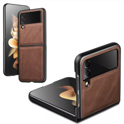 Ốp lưng cho SamSung Galaxy Z Flip 3 chính hãng X-level dạng da mềm - Hàng nhập khẩu