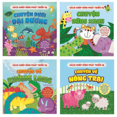 Sách - Ghép Hình Phát Triển IQ - Chuyện Về Nông Trại - Tân Việt Books