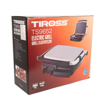Kẹp Nướng Điện Đa Năng Tiross TS9652 (2000W) - Hàng chính hãng