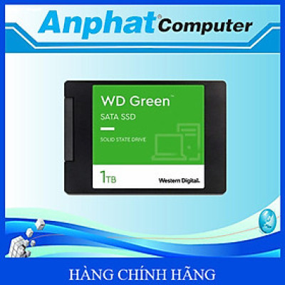 Ổ cứng SSD WD Green 1TB 2.5" SATA3 (WDS100T3G0A) -  Hàng Chính Hãng