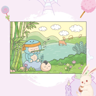 Sách Tô Màu - Baby Three Ở Thế Giới Cổ Tích - Minh Thắng