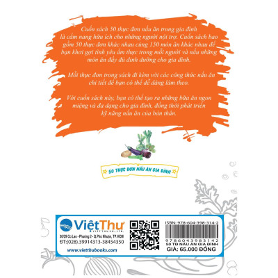 Sách - 50 Thực Đơn Nấu Ăn Trong Gia Đình - Chính Thông Book