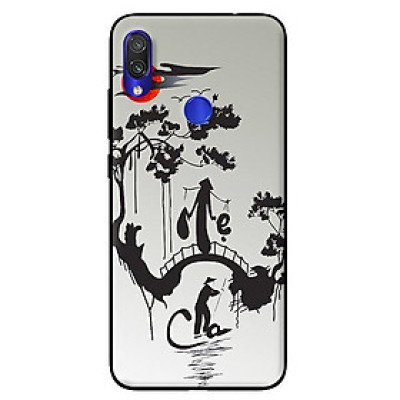 Ốp lưng in cho Xiaomi Redmi Note 7 mẫu Cha Mẹ - Hàng chính hãng
