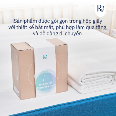 Tấm Giải Nhiệt IceGuard™ (IceGuard Pad) Ru9 | Mát Lạnh Cho Giấc Ngủ | Chiếu Điều Hòa, Êm Ái | 6 Kích Thước