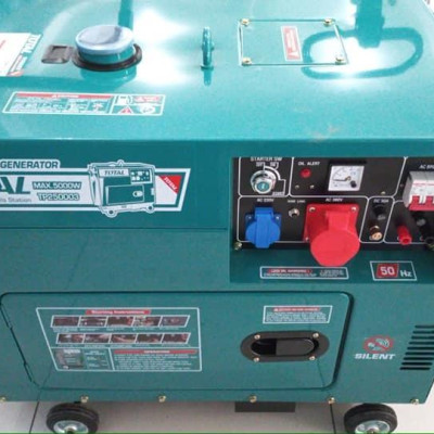 MÁY PHÁT ĐIỆN DÙNG DẦU DIESEL 5.0KW (4 THÌ, OHV, 13HP) TOTAL TP250003 - HÀNG CHÍNH HÃNG