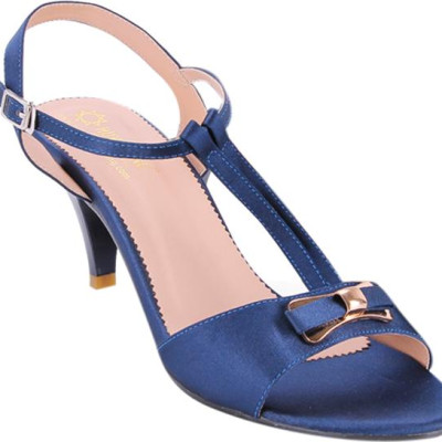 Giày Sandal Nữ Cao Gót Huy Hoàng HT7053 - Xanh