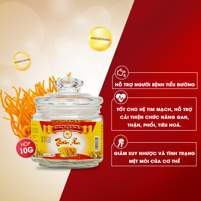 Đông Trùng Hạ Thảo Sấy Thăng Hoa Thiên Ân - Hũ 10g