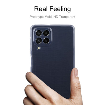 Ốp lưng silicon dẻo trong suốt mỏng 0.6mm cho Samsung Galaxy M33 5G hiệu Ultra Thin độ trong tuyệt đối chống trầy xước - Hàng nhập khẩu