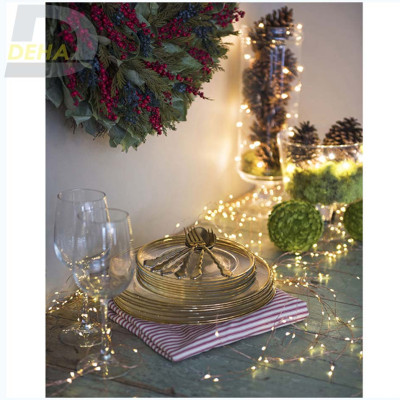 Dây đèn led đom đóm trang trí đầu cắm USB 8 chế độ đứng yên, nhấp nháy chia nhánh 20/30 mét 10 mét mỗi nhánh Vàng nắng, nhiều màu, điều khiển từ xa dây bóng đèn fairy light cao cấp, tinh tế decor phòng, quấn cây chống nước ngoài trời