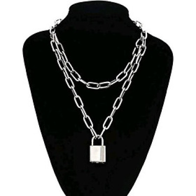 Vòng cổ titan khoá 2 tầng
