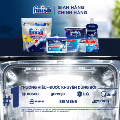 Nước Làm Bóng Chén Bát  Finish Rinse & Shine Aid