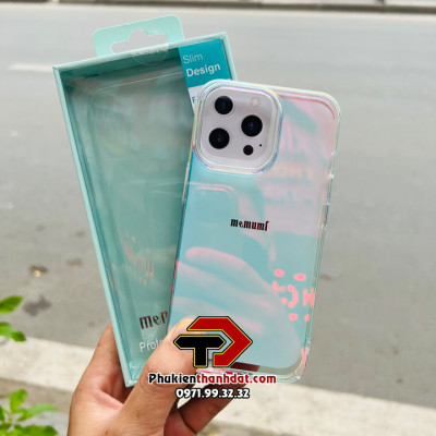 Ốp lưng dành cho iPhone 13 Pro Max chính hãng Memumi Rainbow không ố màu - Hàng nhập khẩu