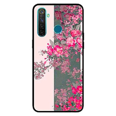 Ốp Lưng in cho Realme 5 Pro / Realme Q Mẫu Hoa Đào Giấy - Hàng Chính Hãng