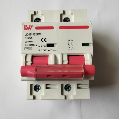 CB, Aptomat DC 1000V 125A cho hệ Bình acquy, Litium chuyên dụng cho điện mặt trời