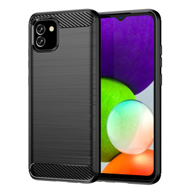 Ốp lưng chống sốc Vân Sợi Carbon cho Samsung Galaxy A03 - Hàng nhập khẩu