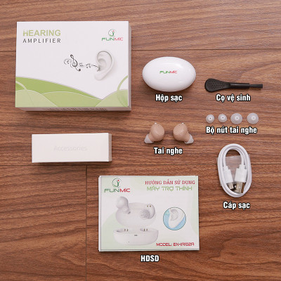 Máy trợ thính đeo trong tai Funmic EN-IA102A - Loại đeo 2 tai