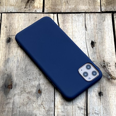 Ốp lưng dẻo mỏng màu xanh dương dành cho iPhone  11 Pro Max - Hàng chính hãng