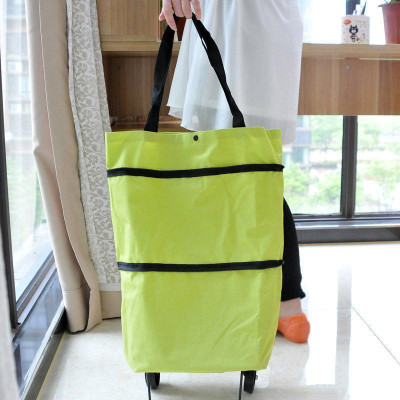 Túi Gấp Gọn Có Bánh Xe Dùng Để Kéo Tiện Lợi