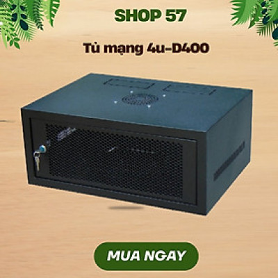 Tủ Rack 4U Treo Tường Famrack D400 – Hàng Chính Hãng, Đựng Thiết Bị Mạng, Camera
