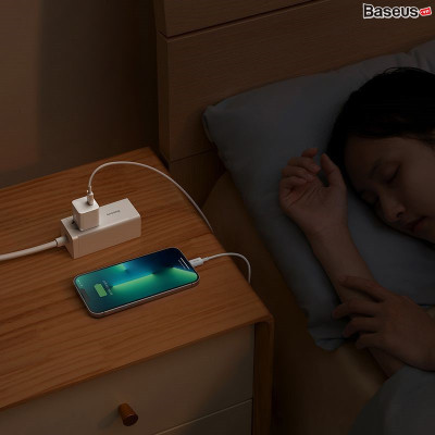 Bộ Sạc Nhanh 20W Baseus GaN5 Fast Charger 1C cho iPhone/Samsung (PD/ QC Multi Quick Charge Support, Smart Protect) - Hàng chính hãng