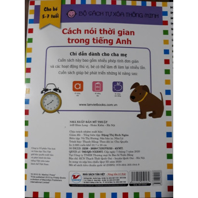 Sách - Bộ Sách Tự Xóa Thông Minh - Cách Nói Thời Gian Trong Tiếng Anh - Tân Việt Books