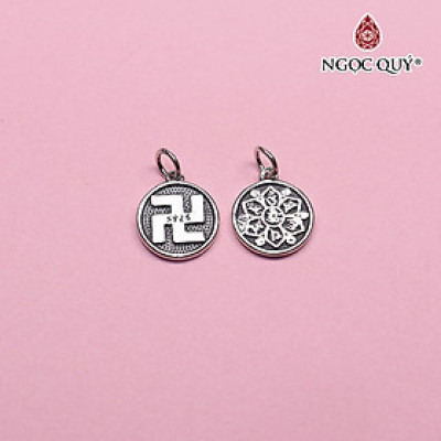 Charm bạc chữ vạn treo - Ngọc Quý Gemstones