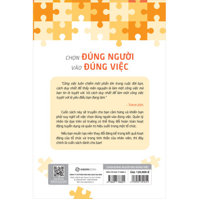 Chọn Đúng Người Vào Đúng Việc -  làm việc cho một tổ chức biết trân trọng con người thực sự của chúng ta