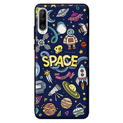 Ốp lưng in cho Huawei P30 Lite Họa Tiết Vũ Trụ - Hàng chính hãng