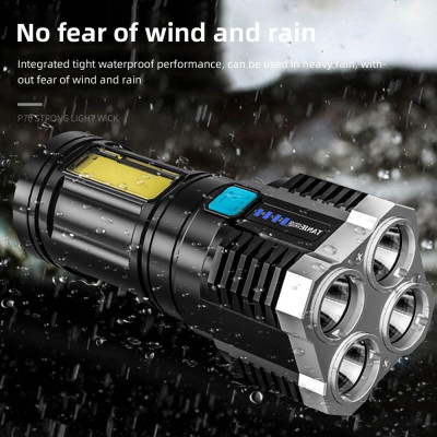 Đèn Pin Cầm Tay Siêu Sáng 4 Bóng Toma S03