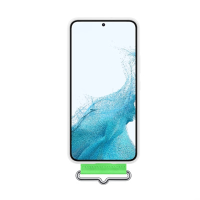 Ốp Lưng Silicone Kèm Dây Đeo Thời Trang ( Strap ) Samsung Galaxy S22 / S22+ / S22 Ultra - Hàng Chính Hãng