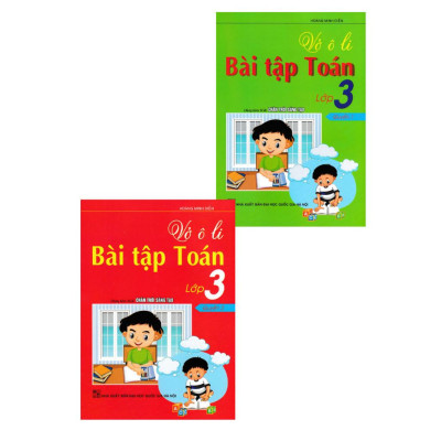 Sách – Combo Bộ 2 Cuốn: Vở ô Li Bài Tập Toán Lớp 3 Quyển 1 + 2 (Dùng Kèm SGK Chân Trời Sáng Tạo) (HA-MK)