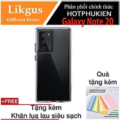 Ốp lưng chống sốc trong suốt siêu mỏng cho Samsung Galaxy Note 20 hiệu Likgus Crashproof giúp chống chịu mọi va đập - hàng nhập khẩu