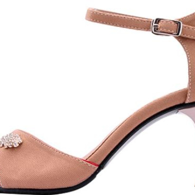 Giày Sandal Nữ Cao Gót Huy Hoàng HT7060 - Nude