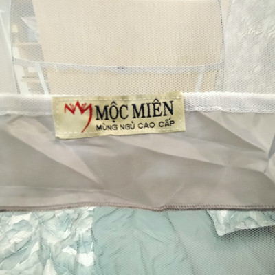 Màn Chụp Mùng Chụp Đỉnh Vuông Mộc Miên (2 Cửa ) nhiều Size