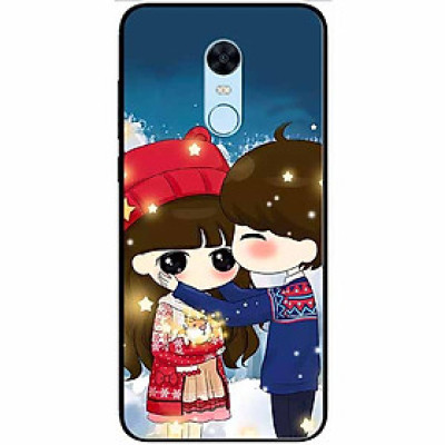 Ốp lưng dành cho Xiaomi Redmi Note 5 ( Redmi 5 Plus ) mẫu Cặp Đôi Áo Thổ Cẩm