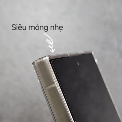 Ốp lưng trong suốt siêu mỏng 0.3mm cho Samsung Galaxy S25 Ultra / S24 Ultra / S23 Ultra / S22 Ultra hiệu Memumi Slim - Chống ố vàng, ôm sát máy - Hàng chính hãng