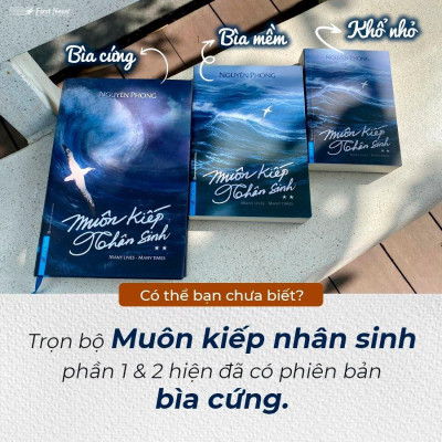 Sách - Combo Muôn Kiếp Nhân Sinh Phần 1 + 2 - Bìa Cứng - Nguyên Phong - First News