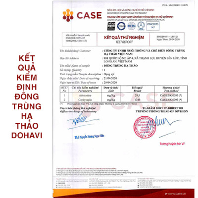 Bột Dinh Dưỡng Đông Trùng Hạ Thảo Dohavi