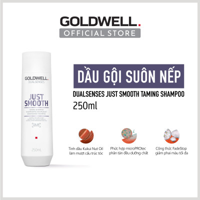 Dầu Gội Goldwell Just Smooth – Dưỡng Tóc Mềm Mượt, Giảm Xơ Rối, Kiểm Soát Bông Xù