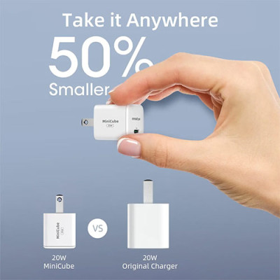 Cốc sạc Innostyle Ultra MiniCube 20W IMC20PDWHI - Hàng chính hãng