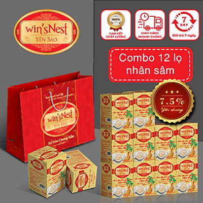 Combo 12 lọ Yến Sào win